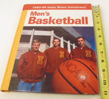 Iowa State Cyclone Basketball Media Guide Yearbook 1993 94 Fred Hoiberg Auto Orr