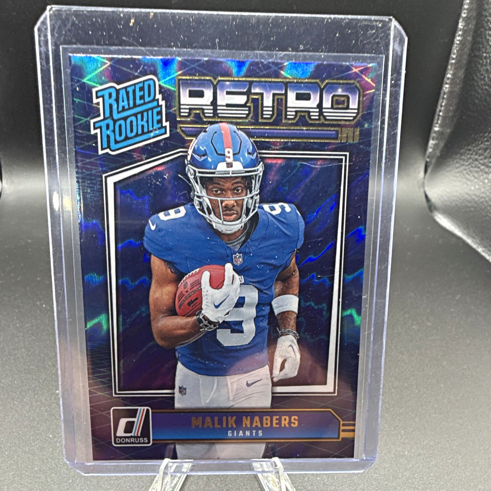 Malik Nabers Panini Donruss Rated Rookies Retro #6 Base