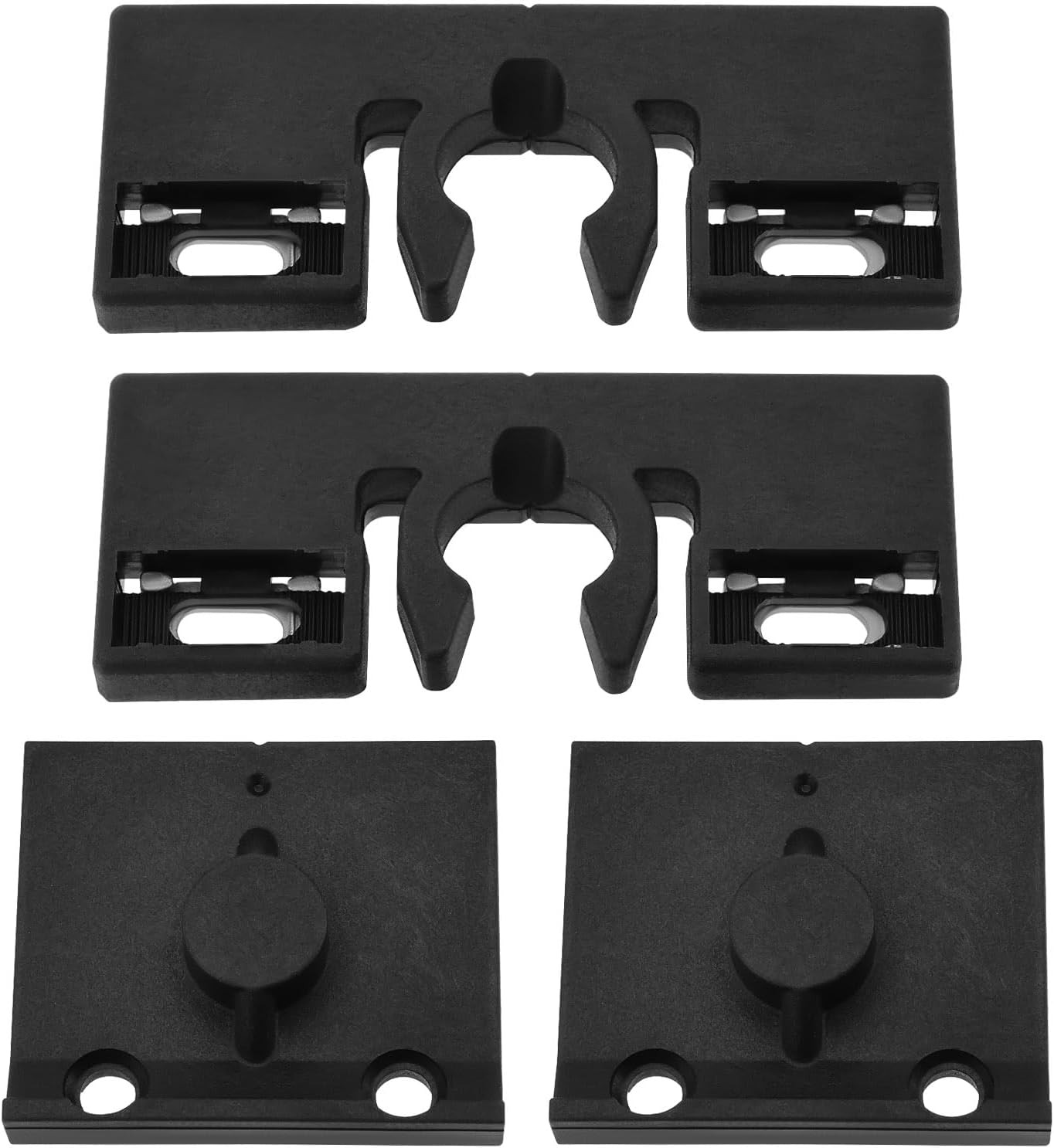 Loquet de porte de balcon lot de 2 fermetures magnétiques universelles en acier