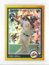 2010 Bowman Chrome Draft Gold Refractor #BDP2 Josh Bell Rookie Orioles /50