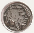 1935 US Indian Head Buffalo Nickel FULL DATE Rare 91 Year Old Collection Coin