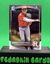 Caden Powell 2025 Bowman Chrome Prospects 1st Bowman #BCP-212 Houston Astros