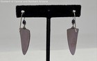 Purple Rhinestone Earrings w/800 Silver Ear Wires 3.65g — photo 3
