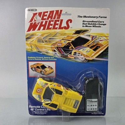 Remco Mean Wheels Lamborghini Countach R/C Remote Control Line Car Vintage 1987