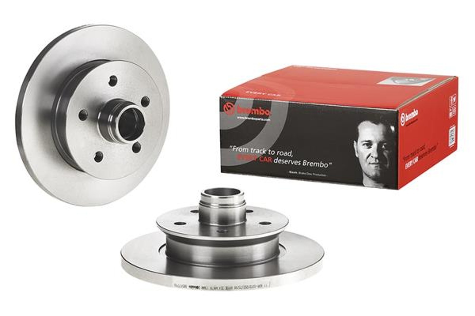 2X A.B.S. Bremsscheibe 08.5177.10 258Mm M14 X 1.5 FüR Vw Transporter T3 Bus Cat-image