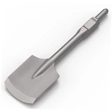 TOOVEM 1-1/8" Hex Shank Clay Spade Alloy Steel Electric 4.3 x 16.5 Inch