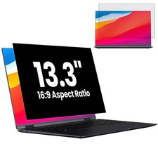 GUDTEKE 13.3" HD Laptop Privacy Screen Widescreen Anti-Glare Blue Light Filter