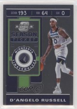 2019-20 Panini Contenders Optic Season Ticket D'Angelo Russell #85 1u6