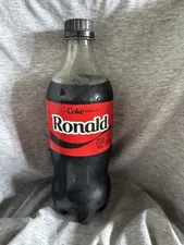 Share a Coke with    Ronald   2025 Personalized Gift Coca Cola Bottle 20oz Zero