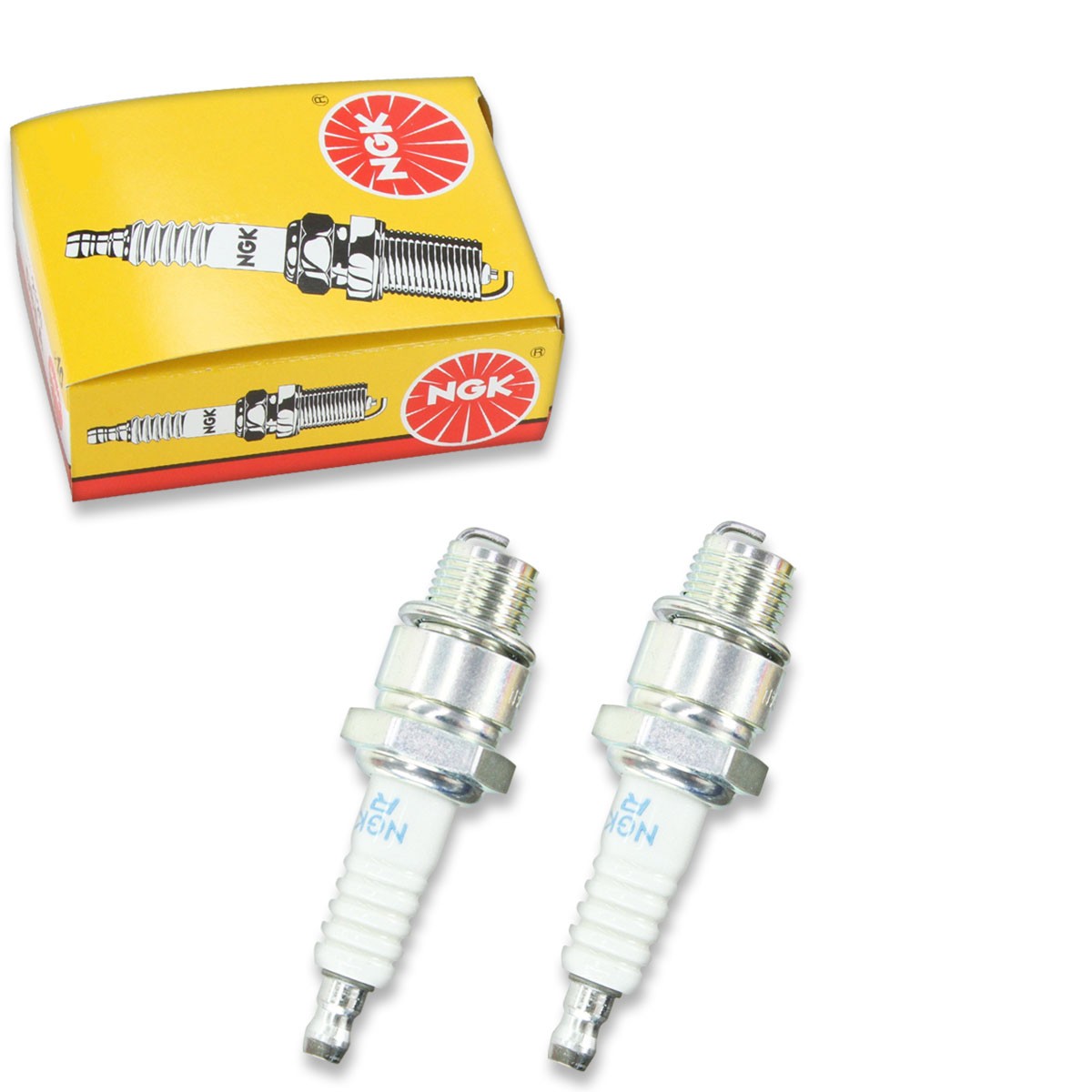 2 pc NGK 4122 BR7HS Standard Spark Plugs for WR5AP WR5AC WR5A W22FSR-U fg