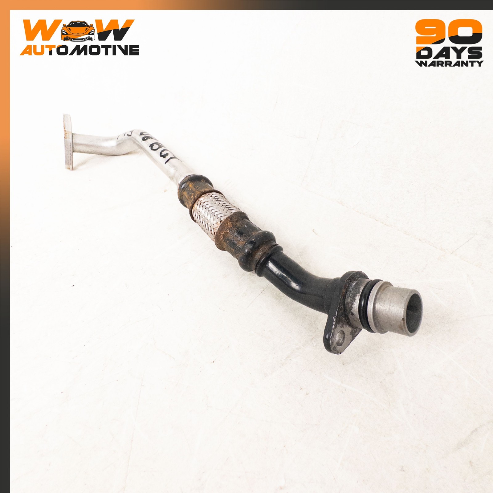 04-19 BENTLEY CONTINENTAL GTC FLYING SPUR LEFT TURBOCHARGER OIL RETURN LINE OEM