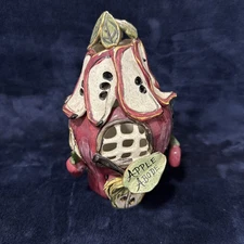 Blue Sky Apple Abode Candle House Heather Goldminc Clayworks Tea Light 2001