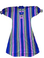 Vintage 60s 70s House Coat/Robe Muumuu Beach Loungewear Hippie Velour Kaftan
