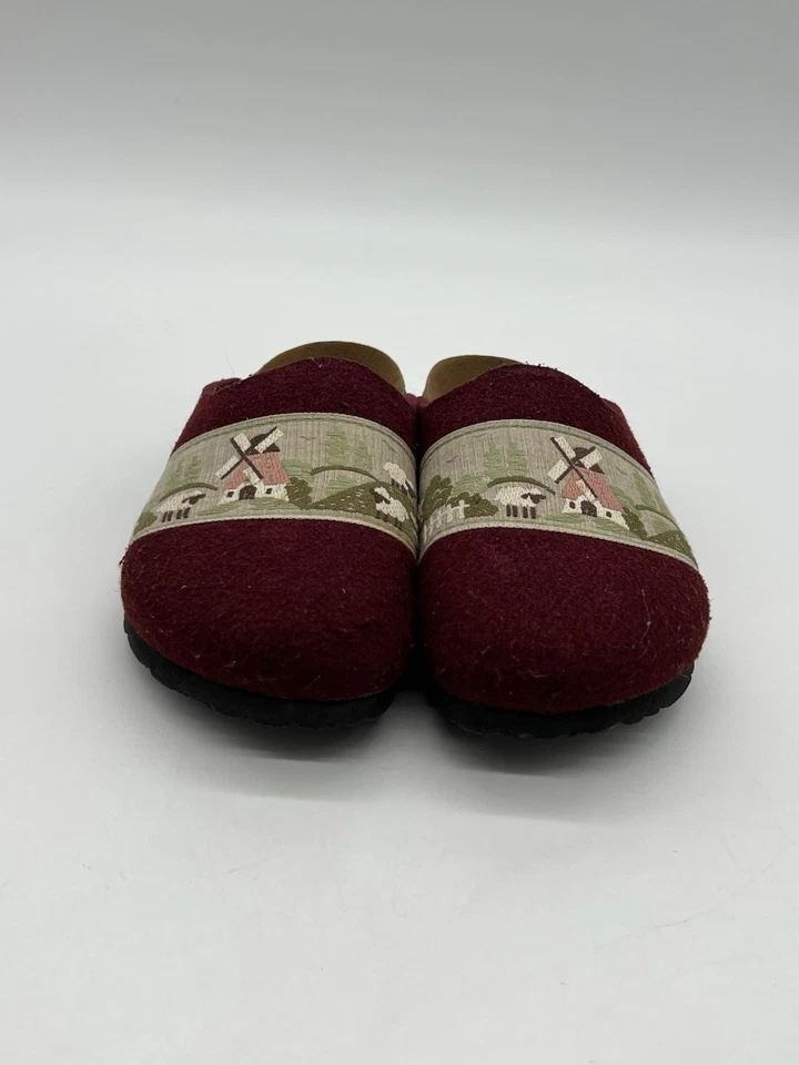 Rare Birki's Birkenstock Women's Sz 6N Storytelling Ribbon Birko Felt Clog Shoes - Image 2 of 4