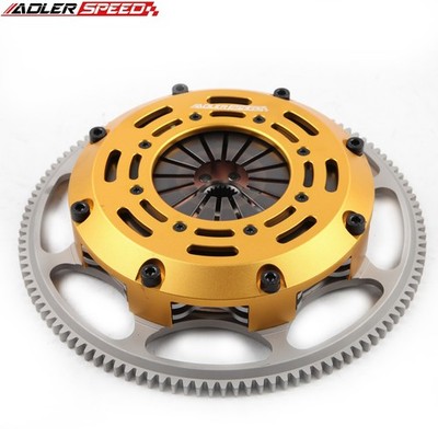 Racing Clutch Twin Disc Kit For Mitsubishi Lancer Evo 4 5 6 7 8 9 Light WT