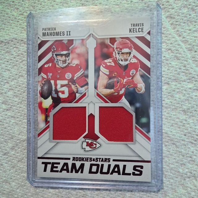 2025 Rookies & Stars Team Duals Patch Patrick Mahomes & Travis Kelce #TD-KC
