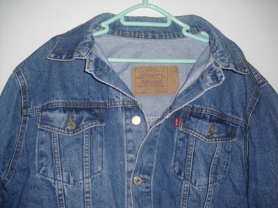Levi's Trucker Jacket 501 W33/L32 no BIG ''E'' -made in USA! 90'S-VINTAGE&TOP+RAR!