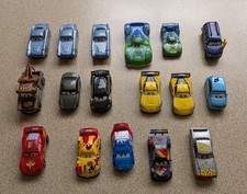 Lot Of 17 Disney Pixar Diecast Cars Lightning, Mater, Finn, ETC.