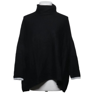 Emme Marella, Rollkragenpullover, Größe: XL, Schwarz, Einfarbig, Damen #31Y