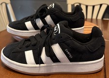 adidas Campus 00s Black White Gum HQ6638 GS Size 7