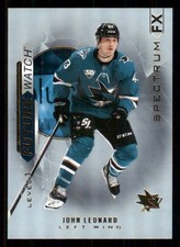 2020-21 SP Authentic Spectrum FX John Leonard San Jose Sharks #S-65