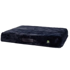 Maelson MemoFluff Black Orthopedic Dog Bed 80 cm Removable Cover