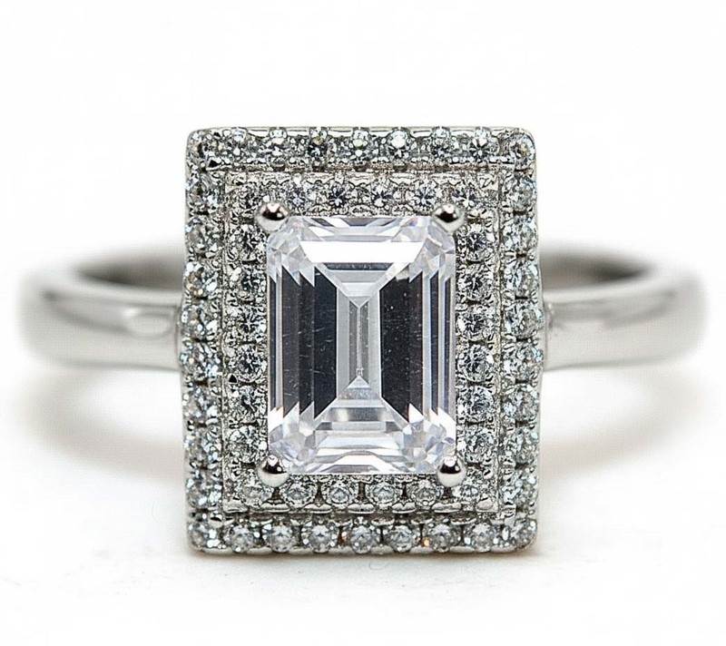2CT Heat Treated Moissanite 925 Sterling Silver Ring Jewelry Sz 8 MM2-5