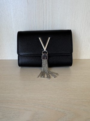 Mario Valentino Divina Crossbody | Schwarz | Kunstleder | Sehr guter Zustand