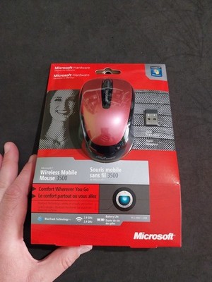 WIRELESS MOBILE MAUS WIRELESS MOUSE ROT 3500 MICROSOFT NEU!!