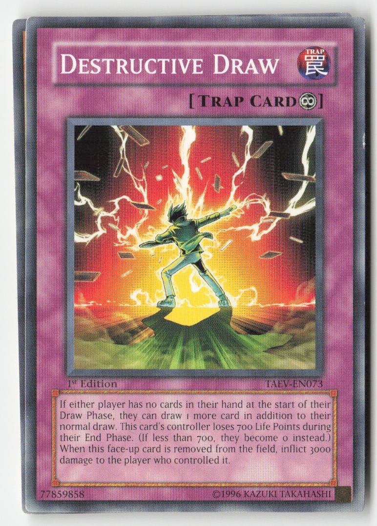 Yugioh - Destructive Draw TAEV-EN073 1st Edition - Common