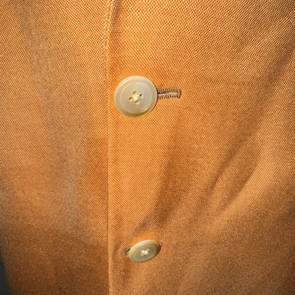 De Colección Guy La Ferrera Hombre Blazer 2 Botones Deportivo Abrigo Chaqueta Italia Salmón 46/2XL Foto 3 de 4