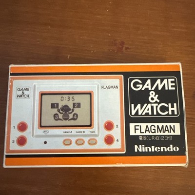 Nintendo FL-02 Game And Watch FLAGMAN Electric Handheld Vintage