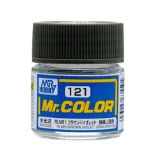 Mr. Hobby Mr. Color Lacquer C121 Semi-Gloss Brown Violet RLM81 10ml C121
