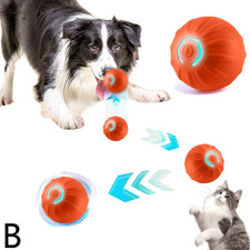 Interactive Dog Toy Ball with Rope Electronic Motion Activated Rolling Ball for