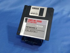 YAMAHA DBS-103 Celesta 1 Floppy Disk for TX16W Used with Wear and Damage