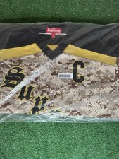 Supreme Fire & Ice Patches Hockey Jersey Camo Size Medium M FW25 FAST SHIP