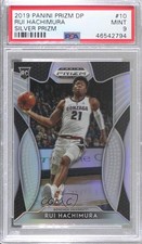 2019-20 Panini Prizm Draft Picks Silver Prizm Rui Hachimura #10 PSA 9 MINT 4al