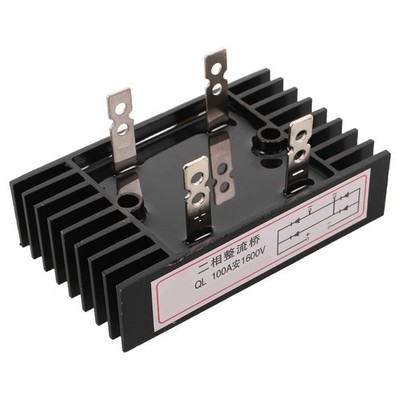 Industrial Full Bridge Rectifier 100A Metal Module with Fan Ready Heatsink