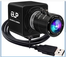 ELP 12mp USB Camera Manual Zoom Webcam for Computer 1080P 120fps Variable Focus