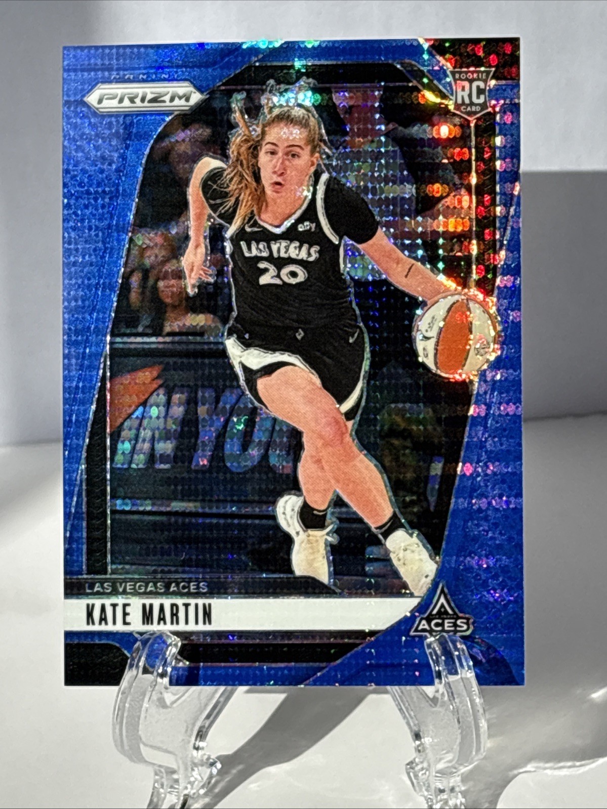 2024 Panini Prizm WNBA - Kate Martin #126 Blue Pulsar Prizm /199 (RC)