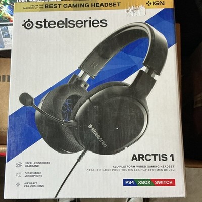 SteelSeries Arctis 1 Wired Gaming Headset Black Detachable Mic PS4 Xbox Switch