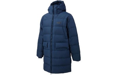 PUMA Solid Color Logo Print Hooded Regular Fit Down Jacket
