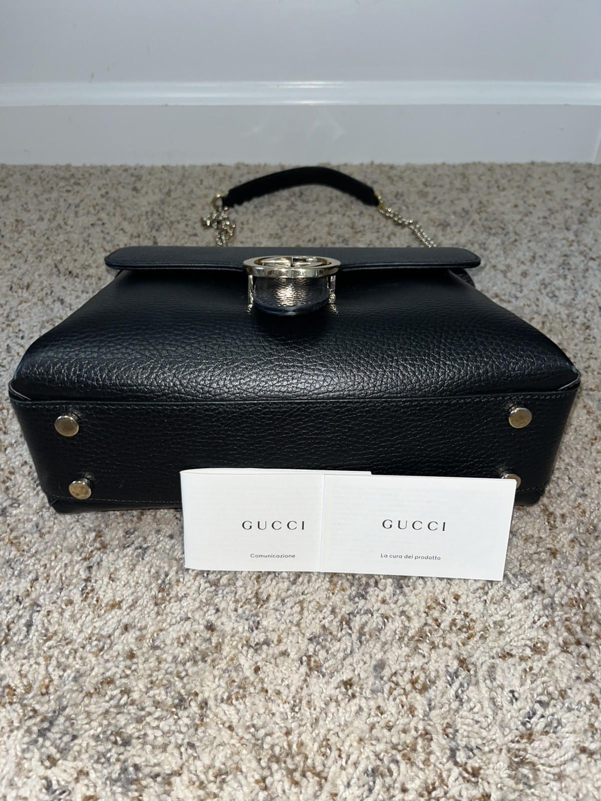 GUCCI INTERLOCKING G DOLLAR MEDIUM TOP HANDLE SHO… - image 15