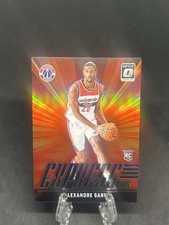 2024-25 Panini Donruss Optic Express Lane Alexandre Sarr #11 Blue Prizm Wizards