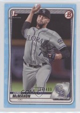 2020 Bowman Draft Sky Blue Border 294/499 Chris McMahon #BD-43 11qz