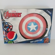 Marvel Avengers Toss  Catch Game Includes 1 Ball  2 Paddles