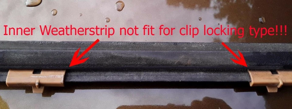 Sello de resistencia para cinturón de puerta para MAZDA B2000 B2200 B2600 serie B 1985-1998 Foto 4 de 4