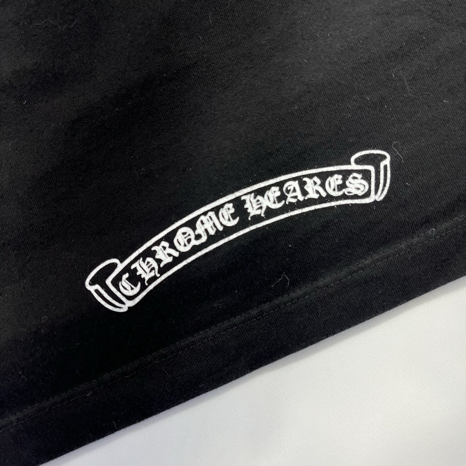 Chrome Hearts Black Long Sleeve T Shirt XXL Fleur De Lis Scroll Logo Cotton GUC thumbnail 19