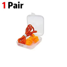 Corded Ear Plugs Reusable Silicone Earplugs with String Banded Earbuds for Sleep