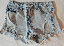 Women's Indigo Rein Ripped Cut Off Shorts/ US Size 7/27 Women's Shorts